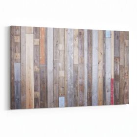 Olla 12009Y Ahşap Desen Görseli Yatay 30x20 cm Kanvas Tablo