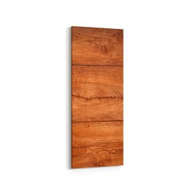 Olla 12014DI Ahşap Desen Görseli Dikey İnce 30x90 cm Kanvas Tablo