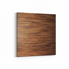 Olla 12041K Ahşap Desen Görseli Kare 25x25 cm Kanvas Tablo