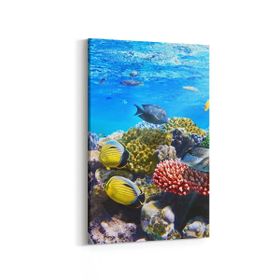 Olla 12074D Akvaryum Balık Görseli Dikey 20x30 cm Kanvas Tablo