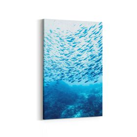 Olla 12081D Akvaryum Balık Görseli Dikey 20x30 cm Kanvas Tablo