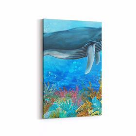 Olla 12085D Akvaryum Balık Görseli Dikey 20x30 cm Kanvas Tablo