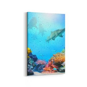Olla 12089D Akvaryum Balık Görseli Dikey 20x30 cm Kanvas Tablo