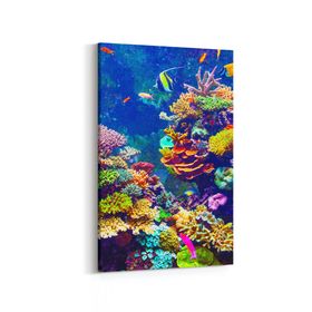 Olla 12121D Akvaryum Balık Görseli Dikey 20x30 cm Kanvas Tablo