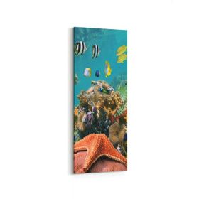 Olla 12203DI Akvaryum Balık Görseli Dikey İnce 30x90 cm Kanvas Tablo