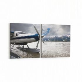 Olla 12218K2Y Araç Görseli Kare 2 Parça Yatay 65x30 cm Kanvas Tablo