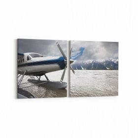 Olla 12218K2Y Araç Görseli Kare 2 Parça Yatay 65x30 cm Kanvas Tablo