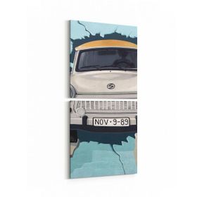 Olla 12226K2D Araç Görseli Kare 2 Parça Dikey 30x65 cm Kanvas Tablo