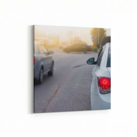 Olla 12232K Araç Görseli Kare 25x25 cm Kanvas Tablo