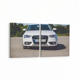 Olla 12233K2Y Araç Görseli Kare 2 Parça Yatay 65x30 cm Kanvas Tablo