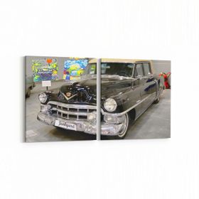 Olla 12237K2Y Araç Görseli Kare 2 Parça Yatay 65x30 cm Kanvas Tablo