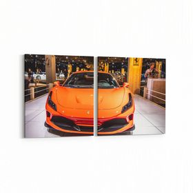 Olla 12260K2Y Araç Görseli Kare 2 Parça Yatay 65x30 cm Kanvas Tablo