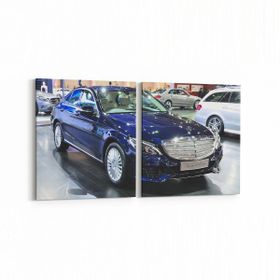 Olla 12267K2Y Araç Görseli Kare 2 Parça Yatay 65x30 cm Kanvas Tablo