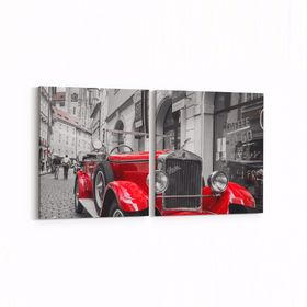 Olla 12275K2Y Araç Görseli Kare 2 Parça Yatay 65x30 cm Kanvas Tablo