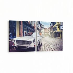 Olla 12277K2Y Araç Görseli Kare 2 Parça Yatay 65x30 cm Kanvas Tablo