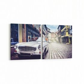 Olla 12277K2Y Araç Görseli Kare 2 Parça Yatay 65x30 cm Kanvas Tablo
