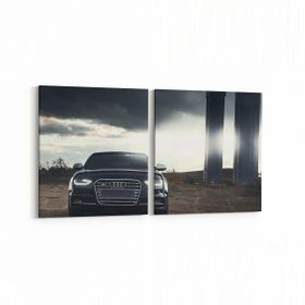 Olla 12316K2Y Araç Görseli Kare 2 Parça Yatay 65x30 cm Kanvas Tablo
