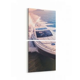 Olla 12324K2D Araç Görseli Kare 2 Parça Dikey 30x65 cm Kanvas Tablo