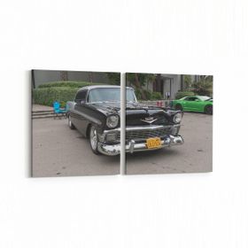 Olla 12356K2Y Araç Görseli Kare 2 Parça Yatay 65x30 cm Kanvas Tablo