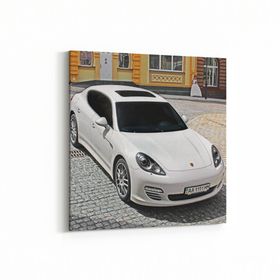 Olla 12359K Araç Görseli Kare 25x25 cm Kanvas Tablo