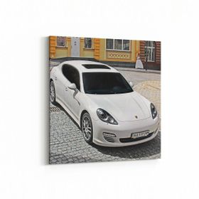 Olla 12359K Araç Görseli Kare 25x25 cm Kanvas Tablo