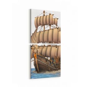 Olla 12398K2D Araç Görseli Kare 2 Parça Dikey 30x65 cm Kanvas Tablo