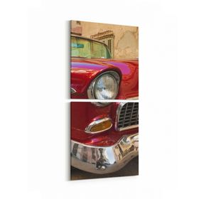 Olla 12402K2D Araç Görseli Kare 2 Parça Dikey 30x65 cm Kanvas Tablo