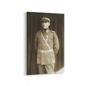 Olla 12408D Mustafa Kemal Atatürk Dikey 20x30 cm Kanvas Tablo