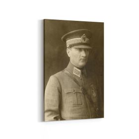 Olla 12412D Mustafa Kemal Atatürk Dikey 20x30 cm Kanvas Tablo