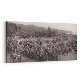 Olla 12414YD Mustafa Kemal Atatürk Yatay Dar 60x30 cm Kanvas Tablo