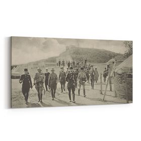 Olla 12415YD Mustafa Kemal Atatürk Yatay Dar 60x30 cm Kanvas Tablo