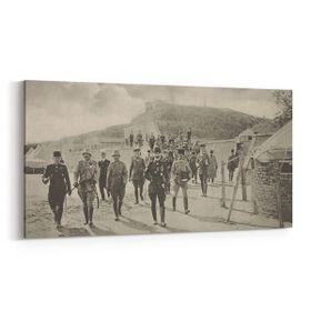 Olla 12415YD Mustafa Kemal Atatürk Yatay Dar 60x30 cm Kanvas Tablo