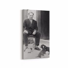 Olla 12418DD Mustafa Kemal Atatürk Dikey Dar 30x60 cm Kanvas Tablo