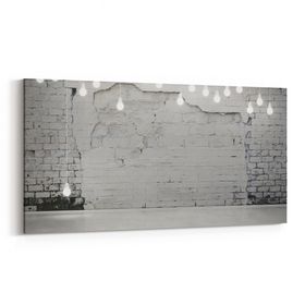 Olla 12436YD Beton Görseli Yatay Dar 60x30 cm Kanvas Tablo