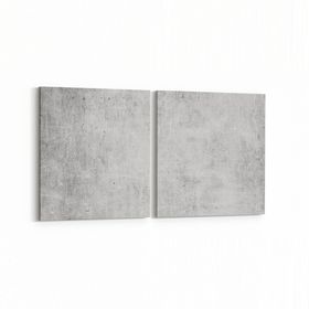 Olla 12439K2Y Beton Görseli Kare 2 Parça Yatay 65x30 cm Kanvas Tablo