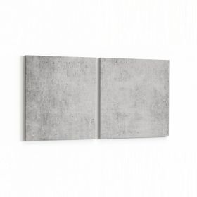 Olla 12439K2Y Beton Görseli Kare 2 Parça Yatay 65x30 cm Kanvas Tablo