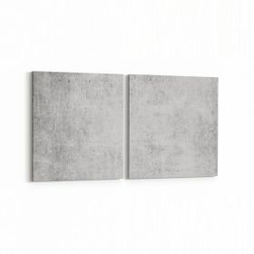 Olla 12439K2Y Beton Görseli Kare 2 Parça Yatay 65x30 cm Kanvas Tablo