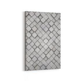 Olla 12446D Beton Görseli Dikey 20x30 cm Kanvas Tablo
