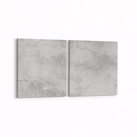 Olla 12451K2Y Beton Görseli Kare 2 Parça Yatay 65x30 cm Kanvas Tablo