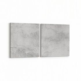 Olla 12451K2Y Beton Görseli Kare 2 Parça Yatay 65x30 cm Kanvas Tablo