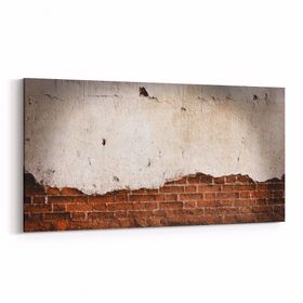 Olla 12453YD Beton Görseli Yatay Dar 60x30 cm Kanvas Tablo