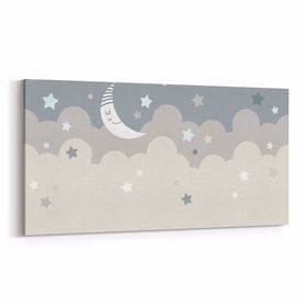 Olla 12702YD Çocuk Odası Görseli Yatay Dar 60x30 cm Kanvas Tablo