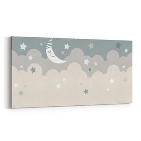Olla 12702YD Çocuk Odası Görseli Yatay Dar 60x30 cm Kanvas Tablo