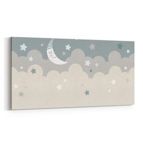 Olla 12702YD Çocuk Odası Görseli Yatay Dar 60x30 cm Kanvas Tablo