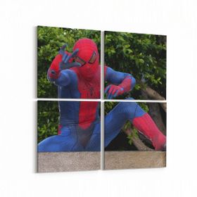 Olla 12704K4 Çocuk Odası Görseli 4 Parça 65x65 cm Kanvas Tablo