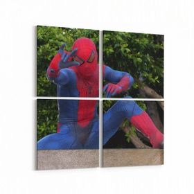 Olla 12704K4 Çocuk Odası Görseli 4 Parça 65x65 cm Kanvas Tablo