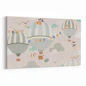 Olla 12705Y Çocuk Odası Görseli Yatay 30x20 cm Kanvas Tablo
