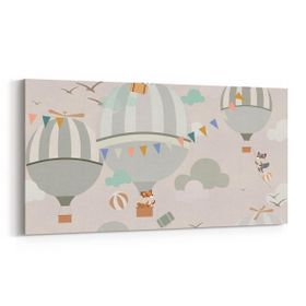 Olla 12705YD Çocuk Odası Görseli Yatay Dar 60x30 cm Kanvas Tablo