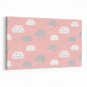 Olla 12707Y Çocuk Odası Görseli Yatay 30x20 cm Kanvas Tablo