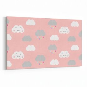 Olla 12707Y Çocuk Odası Görseli Yatay 30x20 cm Kanvas Tablo